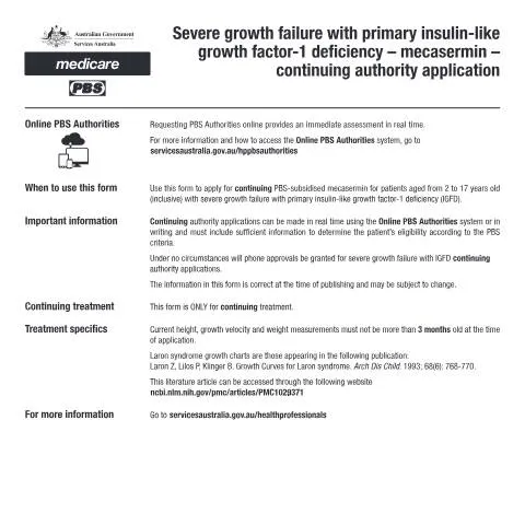 Document preview: Navigating the PB337 Application for IGF-1 Deficiency — Health (CERFA n°PB337)