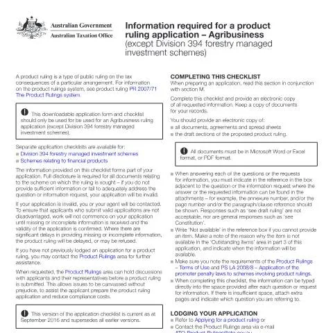 Document preview: Navigating ATO's Agribusiness Product Ruling Process — Business