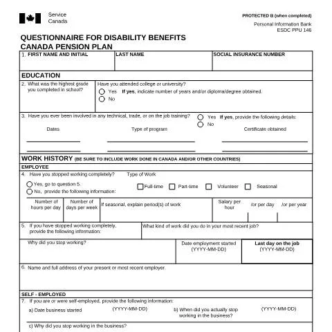 Document preview: Navigating the ISP5053-URY for CPP Disability Benefits — Health (CERFA n°ISP5053-URY)