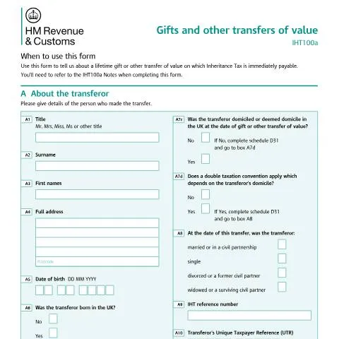 Document preview: When Lifetime Gifts Become Immediately Taxable in the UK — Taxes