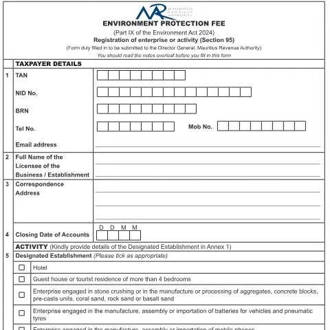Document preview: Complete Your EPF Registration for Environmental Compliance — Government & admin (EPF_Registration_New)