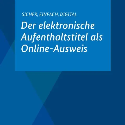Dokumentvorschau: Elektronischer Aufenthaltstitel als Online-Ausweis nutzen — Behörden & Verwaltung (CERFA n°flyer-eat-lang)