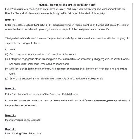 Document preview: Essential Steps for Filling the EPF Registration Form — Government & admin (CERFA n°NotesEPF2025)