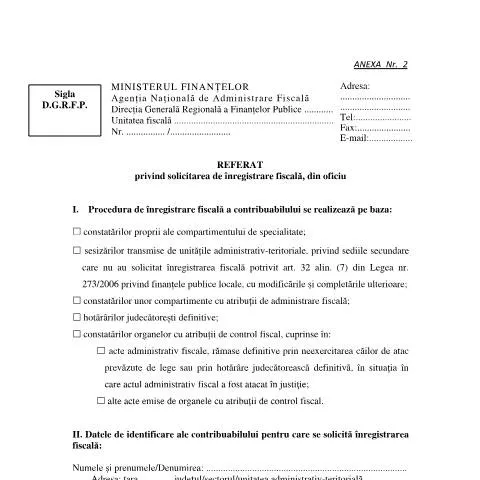 Document preview: Rolul Referatului OPANAF 2430/2025 în administrarea fiscală — Impozite & fiscalitate (CERFA n°A2_OPANAF_2430_2025)