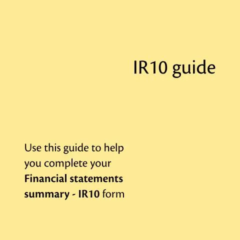 Document preview: Essential Insights into the IR10 Guide for NZ Businesses — Taxes (CERFA n°IR10G)