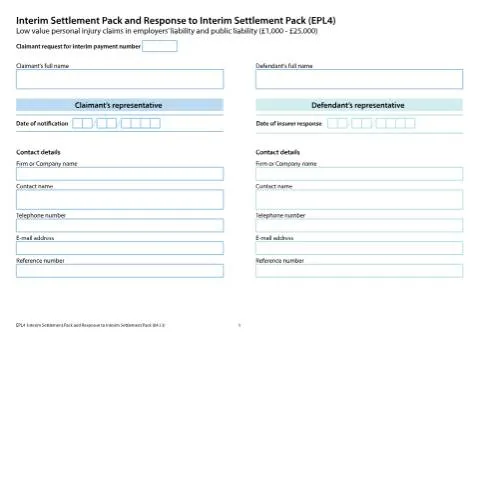Document preview: Understanding the EPL4 Interim Settlement Process — Legal & justice