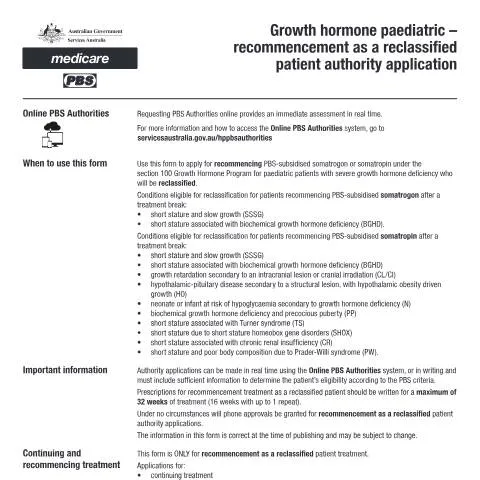 Document preview: Understanding the PB166 Form for Pediatric Growth Hormone Therapy — Health (CERFA n°PB166)