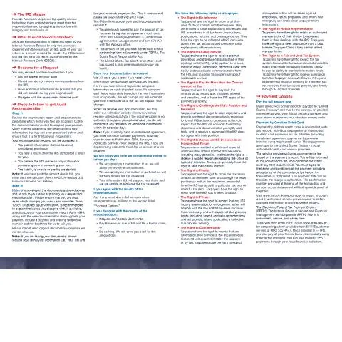 Document preview: Navigating IRS Publication 3598 for Tax Audit Reconsideration — Taxes (CERFA n°PUB-3598)