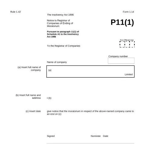 Document preview: Understanding the Process of Ending a Moratorium — Business