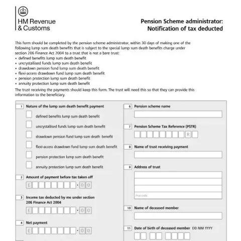 Document preview: The Importance of Form R185 in Pension Administration — Taxes (R185)