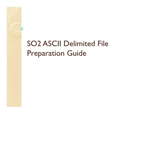Document preview: Jamaica S02 ASCII Delimited File Preparation Guide — Government & admin (CERFA n°SO2+ASCII+Delimited+File+Preparation+Guide)