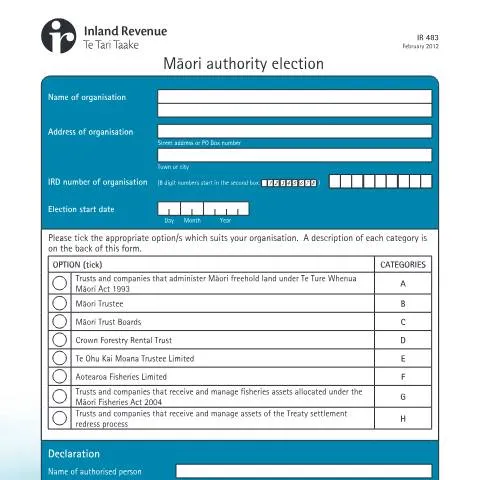 Document preview: Understanding Māori Authority Elections in Aotearoa — Government & admin (CERFA n°IR483)