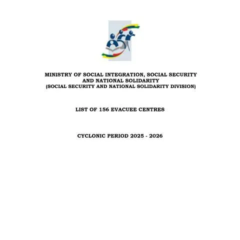 Document preview: Understanding the 156 Evacuation Centres for Cyclones 2025-2026 — Government & admin (List-of-156-ECs-8.12.2025)