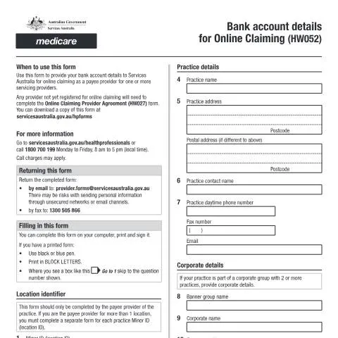 Document preview: Master the HW052 Form for Efficient Claims Processing — Health (CERFA n°HW052)