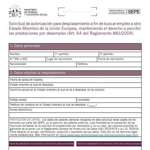 Vista previa del documento Cómo solicitar autorización para desplazamiento a otro país de la UE — Inmigración y visados