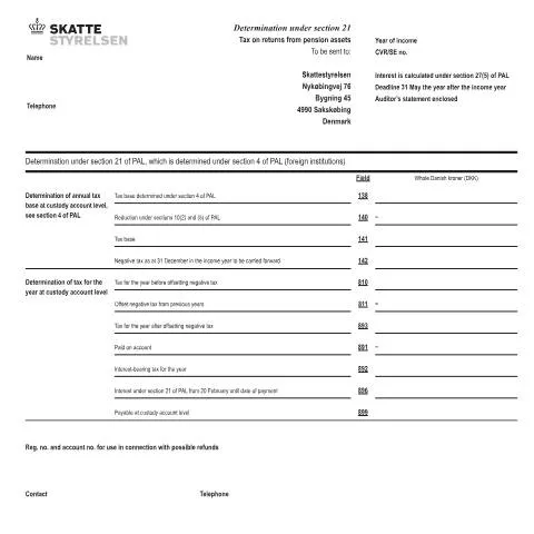 Document preview: Forståelse af formular 07.067 i dansk skat — Skatter & skat (CERFA n°07.067)