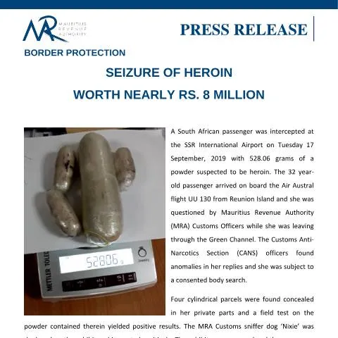Document preview: Understanding Drug Trafficking and Official Documentation — Government & admin (PressRelease200919)