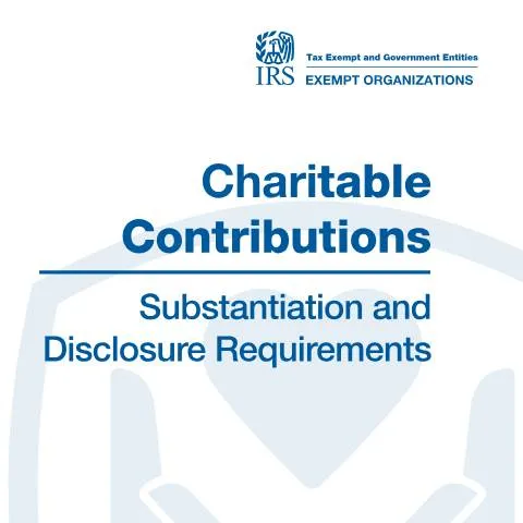 Document preview: Understanding IRS Publication 1771 for Charitable Contributions — Taxes (CERFA n°PUB-1771)