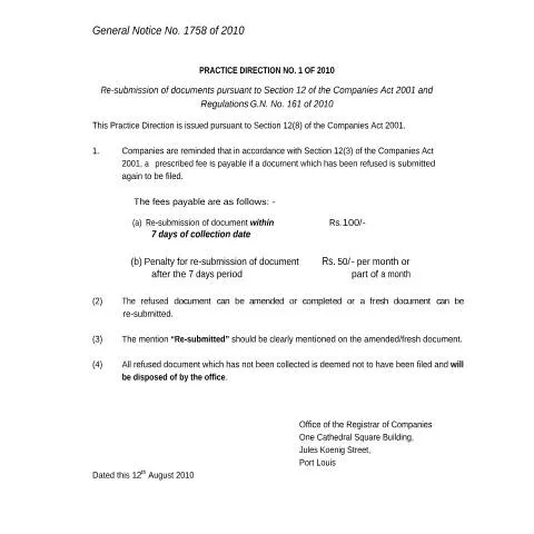 Document preview: Understanding the PDIR10 Document for Businesses — Government & admin (PDIR10)