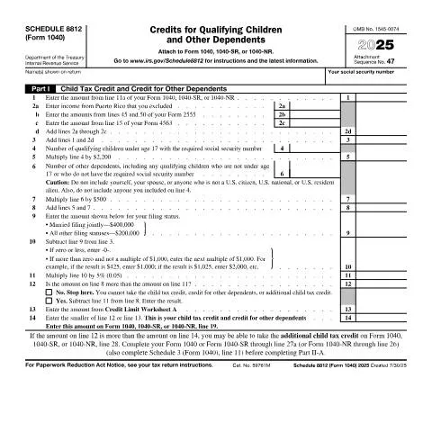 Document preview: Understanding IRS Form 1040-S8 for Tax Filers — Taxes (CERFA n°1040S8)