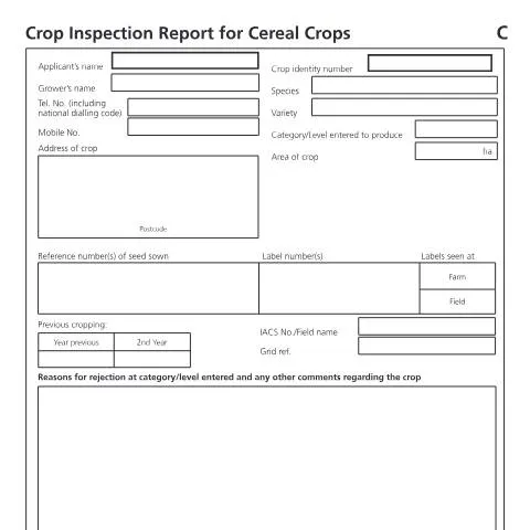 Document preview: Understanding Seed Crop Inspection Reports for UK Growers — Government & admin