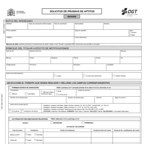 Vista previa del documento Importancia del Modelo 04 en la Obtención de Licencias de Conducción — Trámites administrativos (CERFA n°04)