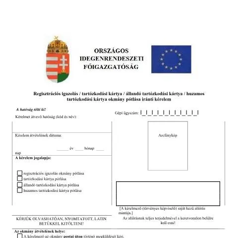 Document preview: HTK pótlás: Eljárás és tudnivalók a külföldiek számára — Adminisztratív ügyintézés