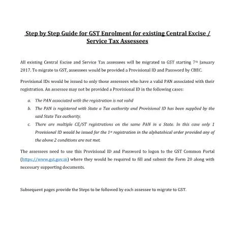 Document preview: Essential Guide for GST Taxpayers in India — Taxes (CERFA n°Step by step guide to Taxpayers)