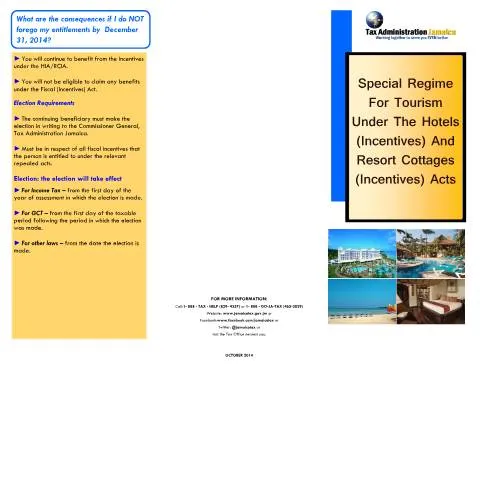 Document preview: Understanding the Capital Allowance Form for Jamaica's Tourism — Government & admin (CERFA n°capital+allowance+tourism+sector)