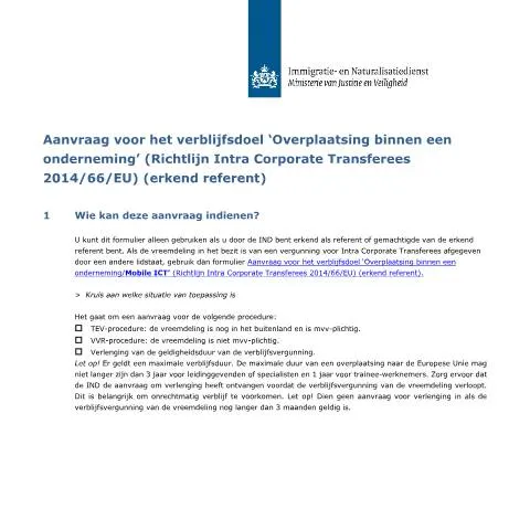 Documentvoorvertoning: Verblijfsvergunning aanvragen voor Overplaatsing binnen een — Werk (CERFA n°7060)
