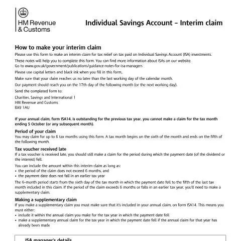 Document preview: Understanding ISA10: Monthly Tax Relief Claims for ISA Managers — Taxes