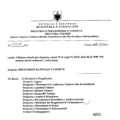 Document preview: Udhezimi Nr. 6: Njihuni me Rëndësinë e Tij për Tatimpaguesit — Tatime & fiskalitet