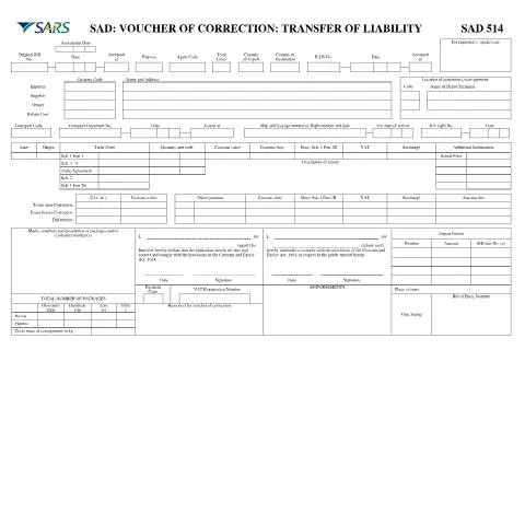 Document preview: Understanding the SAD 514 Form for Importers — Government & admin (CERFA n°SAD 514)