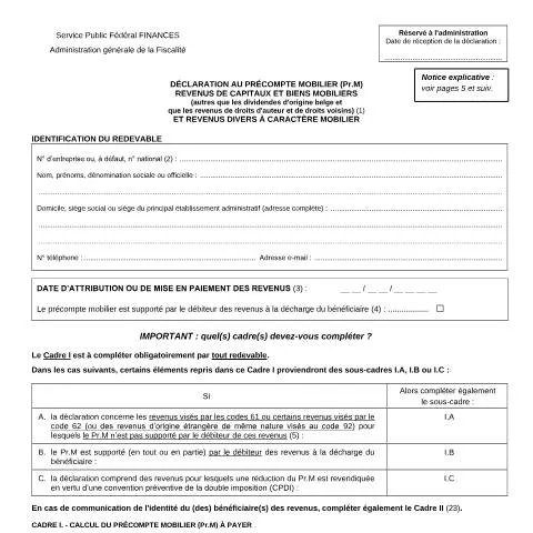 Aperçu du document Comprendre la Déclaration 273 pour vos investissements — Impôts & fiscalité (CERFA n°121-273)