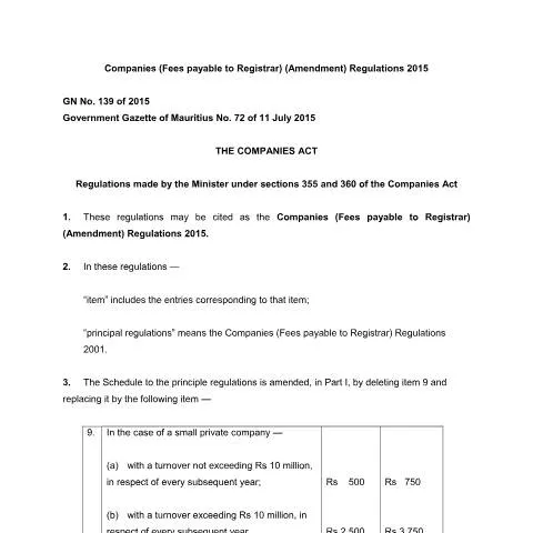 Document preview: The Importance of GN. 139 of 2015 in Corporate Governance — Government & admin (GN.-139-of-2015)