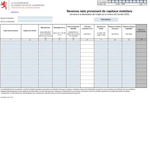 Aperçu du document Les enjeux fiscaux des revenus de capitaux mobiliers au Luxembourg — Impôts & fiscalité (CERFA n°180)