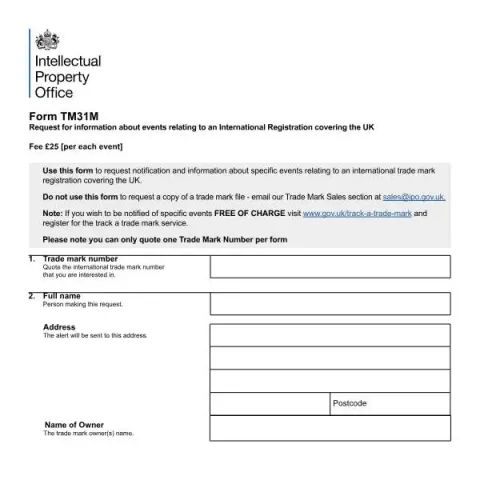 Document preview: Understanding the TM31M Form for International Trade Marks — Government & admin (TM31M)