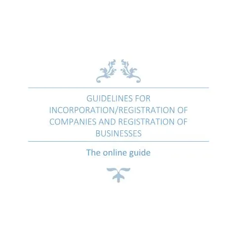 Document preview: Essential Guide to Company Incorporation and Business Registration in — Government & admin (GUIDELINES-FOR-INCORPORATION-REGISTRATION-OF-COMPANIES-AND-REGISTRATION-OF-BUSINESSES_04_04_25)