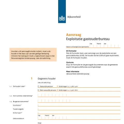 Documentvoorvertoning: Waarom de aanvraag voor een gastouderbureau essentieel is — Overheid & administratie
