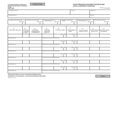 Document preview: Sijoitusrahasto-osuuden tuoton korvaus ja Vero 7849 — Verot & verotus (CERFA n°Vero 7849)