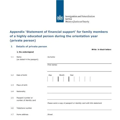 Documentvoorvertoning: Essentiële financiële ondersteuning voor hoogopgeleiden in Nederland — Gezin (CERFA n°7664)