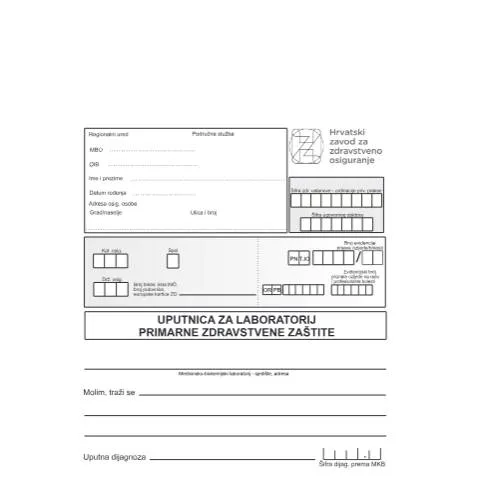 Document preview: Važnost UputLabPZZ 11042014 u zdravstvenom sustavu Hrvatske — Zdravlje (CERFA n°UputLabPZZ 11042014)
