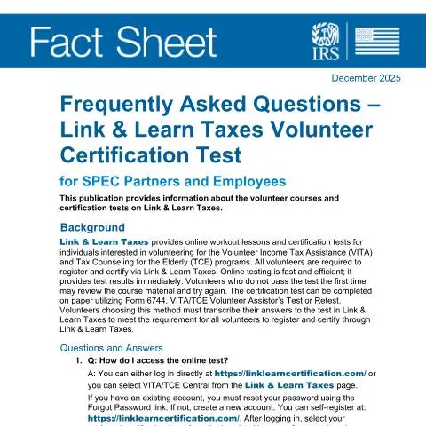 Document preview: IRS Publication 5379: A Key Resource for Tax Volunteers — Taxes (CERFA n°PUB-5379)
