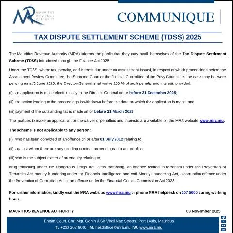 Document preview: Comprehensive Overview of the TDSS 2025 for Taxpayers — Taxes (comTDSS031125)