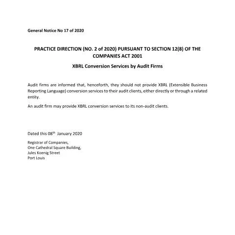 Document preview: Key Insights on PRACTICE DIRECTION XBRL (4) for Auditors — Government & admin (PRACTICE-DIRECTION-XBRL-4)