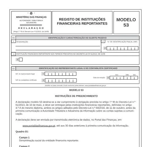 Pré-visualização do documento Entenda o Modelo 53 e suas implicações fiscais — Impostos (CERFA n°Modelo 53)