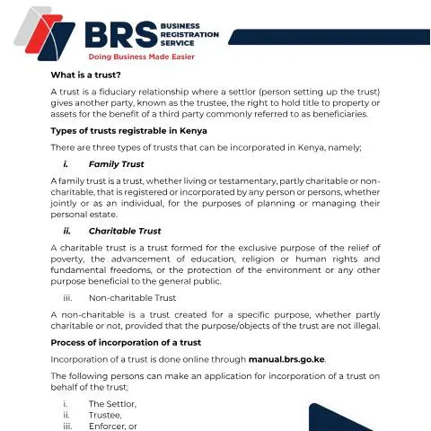 Document preview: Essential Guide to Amended Incorporation of Trusts (1) — Government & admin (CERFA n°Amended-Incorporation-of-Trusts-1)