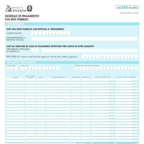 Anteprima documento Introduzione al Modello F24 Enti pubblici — Tasse e fisco (CERFA n°F24 Enti pubblici)