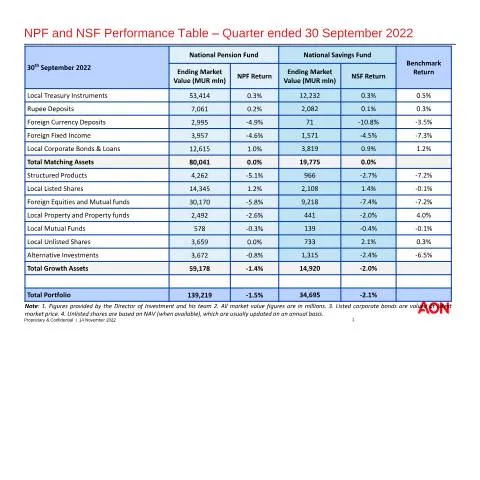Document preview: Insights from the NPF NSF Investment Performance Report for Q3 2022 — Government & admin (NPF-NSF-Investment-Performance-Q3-2022)