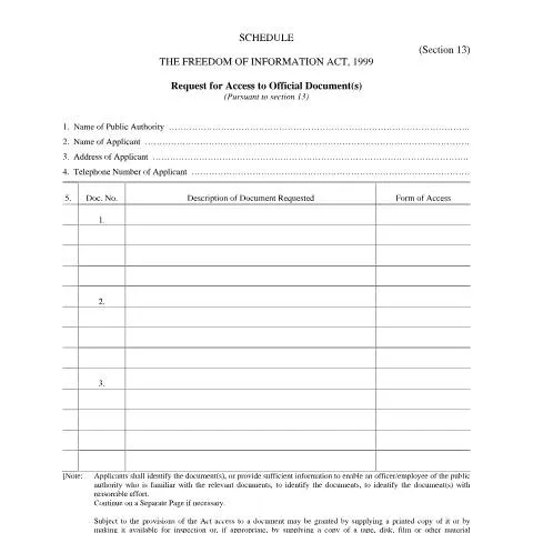 Document preview: Unlock Government Transparency with FOIA Requests — Government & admin (CERFA n°Request for Access to Official Documents)